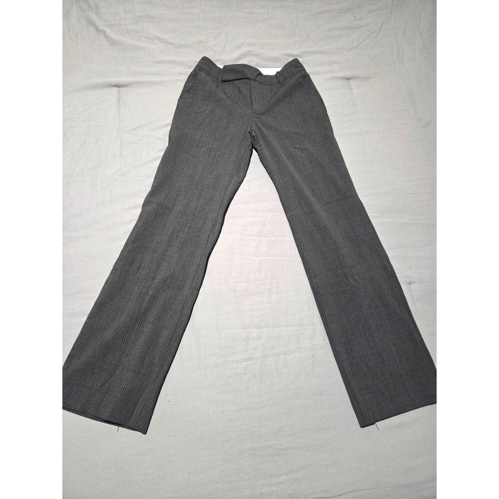Banana Republic Harrison Fit Stretch Gray Flat Front Dress Pants 28x34